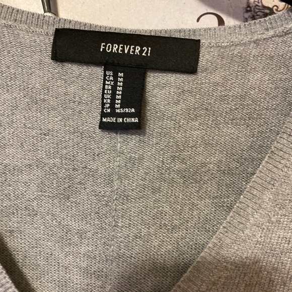 Gray Forever 21 Women Sweater - Picture 3 of 5